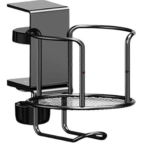 Porte-gobelet de bureau anti-éclaboussures - un organiseur de boissons et de casques audio à double fonction, adapté à une utilisation au bureau et pour les jeux vidéo. (1/5)
