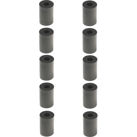 10x entretoise plastique diamètre M12 x hauteur L = 6mm rondelle (1/2)