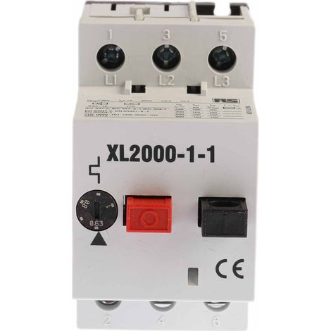 Disjoncteur moteur RS PRO 0,6 1 A. ( Prix pour 1 ) (1/4)