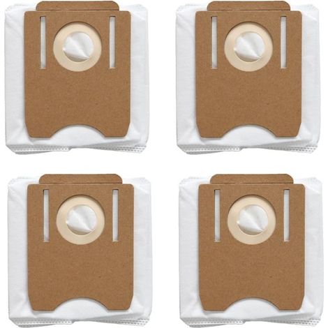 Confezione da 4 sacchetti per la polvere per aspirapolvere Midea S8+, ad alta efficienza, sacchetti di ricambio per particelle d'aria (1/2)