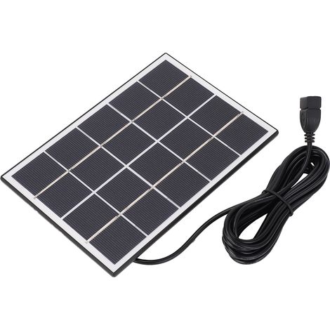 Kit de pompe à eau solaire 4W 5V, facile à assembler, pour fontaine extérieure et jardin. (1/5)