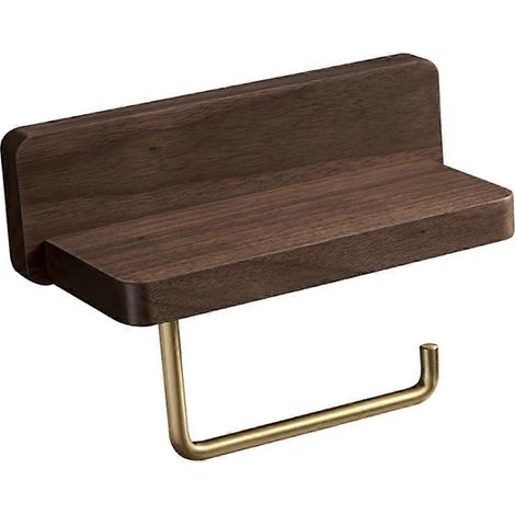 Distributeur de papier toilette adhésif mural sans perçage, gain de place, 30,5 cm (12,01 pouces). (1/5)