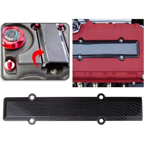Cache-culbuteurs 3X avec insert de bougie d'allumage pour Honda Acura Civic B18 B16 série B VTEC - Accessoires auto - Cache-faisceau moteur (1/5)