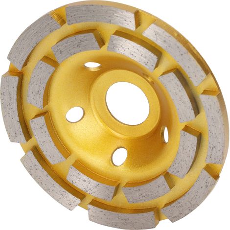 4-Zoll-Doppelreihen-Diamantscheibe, Polierscheibe für Beton, Granit, Marmor (1/5)