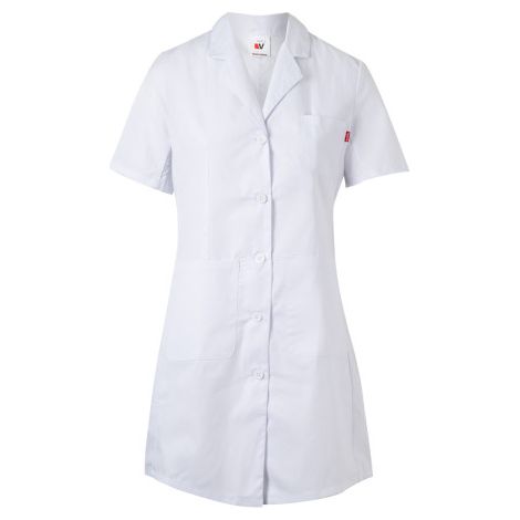 Bata blanca sanidad y servicios mujer manga corta 539003 VELILLA XL Blanco