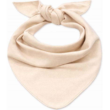 Sciarpa da collo, sciarpa triangolare, bandana, cotone, beige sabbia (1/5)