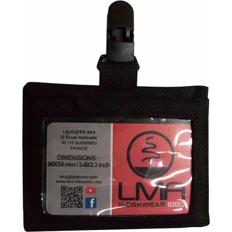 Porte badge porte badge noir t.u - LMA - 99108 (1/3)