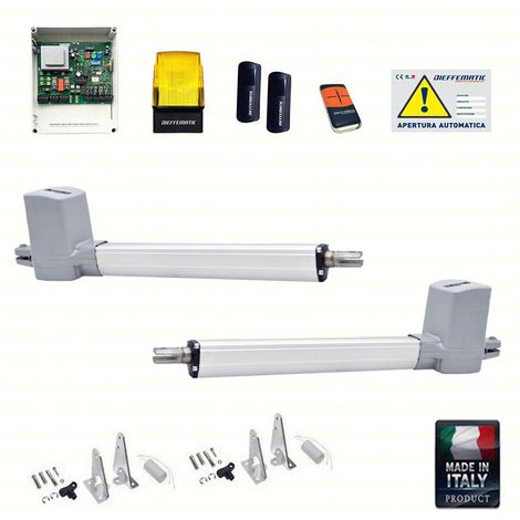 Kit Automazione Dieffematic Bhe Up 500 24v 2 Ante Cancelli Cancello Professionale