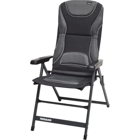 Sedia trigano moderna graphite poliestere alluminio