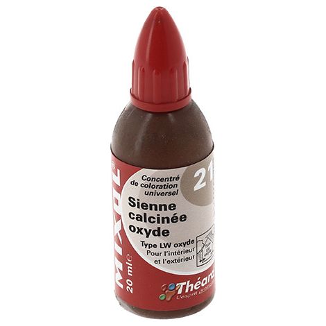 Concentré de coloration universel - Flacon 20 ml - Mixol  Sienne calcinée