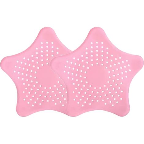 Filtre Évier en Silicone, 2 Pcs Filtre à Cheveux en Silicone, Filtre Evier Cuisine, Passoire Universelle en Silicone, pour Douche, Baignoire et Cuisine (1/5)