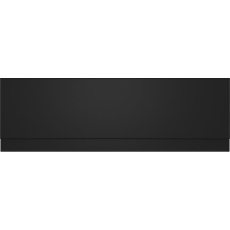 Bathroom Wooden MDF Bath Panel Matt Black Easy Cut 1800mm Front Panel