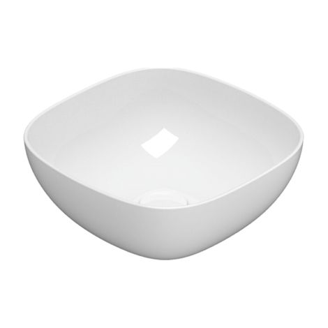 38x38 cm Globo T-EDGE Le Ciotole lavabo en céramique B6Q38BI  Blanc - Céramique (1/3)