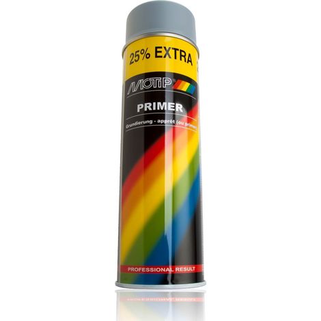 MOTIP Imprimación acrílica gris de secado rápido en spray 500 ml (1/5)