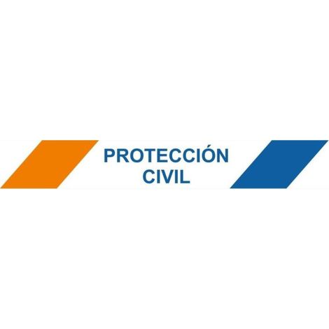 Cinta de Balizamiento Protección Civil 75 mm x 200 m x 0'05 mm (1/2)
