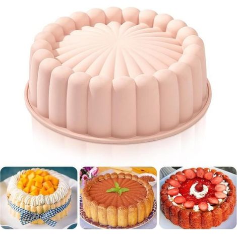 Moule à Gâteau - Tournesol - Silicone Antiadhésif - Réutilisable - 20 cm (1/4)
