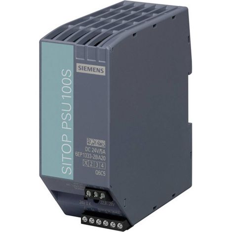Siemens SITOP PSU100S alimentatore 120 W 24 V 5 A