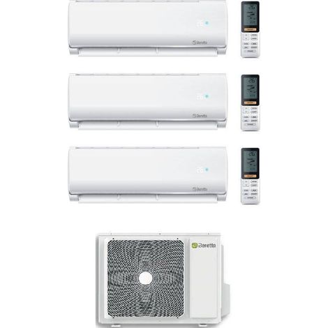 Beretta Climatiseur Trial split Breva E 9+9+12 avec EX18000-3 R-32 Inverter Wi-Fi en option Classe A++