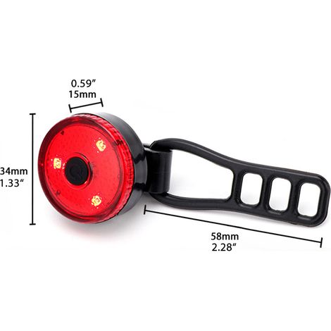 Wiederaufladbares LED-Fahrradbeleuchtungsset per USB, Vorder- und Rücklicht, wasserdicht nach IPX4, Fahrradbeleuchtung für Mountainbikes und Rennräder (1/5)