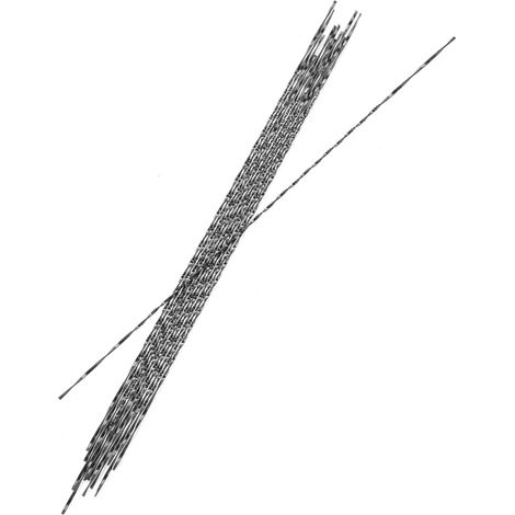 12 lames de scie à chantourner à dents hélicoïdales pour la découpe, le sciage et la sculpture du bois, du métal et du plastique (2) (1/5)