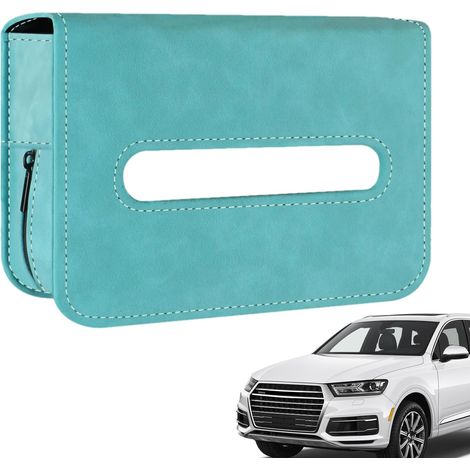 Porte-Mouchoirs Voiture Conteneur À Serviettes Pour Siège Arrière, Boîte à mouchoirs amovible pour console centrale (1/5)