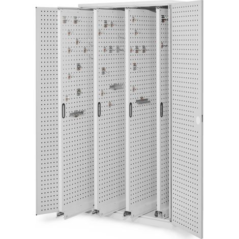 Kappes ®RasterPlan Vertikalschränke 1950x1000x600mm Modell 83 Lochplattentüren lichtgrau
