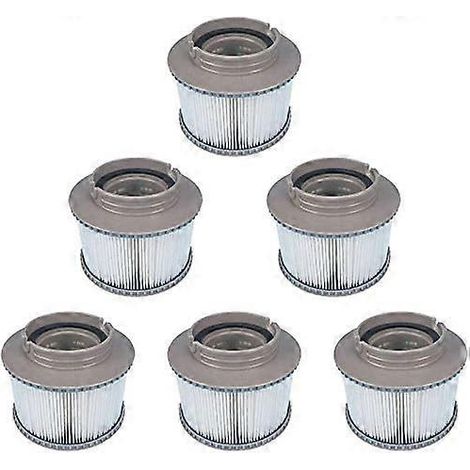 6er-Pack Ersatzfilter für MSpa FD2089, Filterkartusche für Pools und Whirlpools