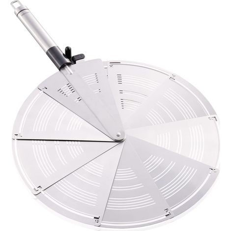 Leifheit Proline Paraspruzzi Ripiegabile, Acciaio Inox, 28 cm (1/5)