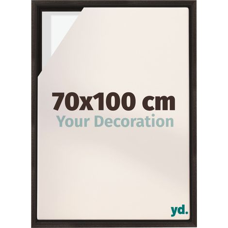 Your Decoration - Cadre flottant - Chene Fonce - Cadre en caisse américaine pour toile sur chassis - MDF - Lyon (1/5)