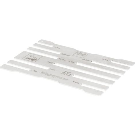 Viega Markierschablone 4294 zum Anzeichnen der Einstecktiefe für d. 3/8-4", außen-d. 38/44,5/57mm (1/2)