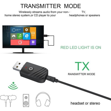 Adaptateur Audio Bluetooth 5.0 pour Voiture - Émetteur FM et Récepteur sans Fil (1/5)