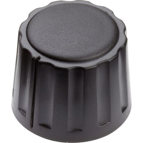 Mentor 4332.6000 4332.6000 Drehknopf  Schwarz (Ø x H) 20 mm x 15 mm 1 St.