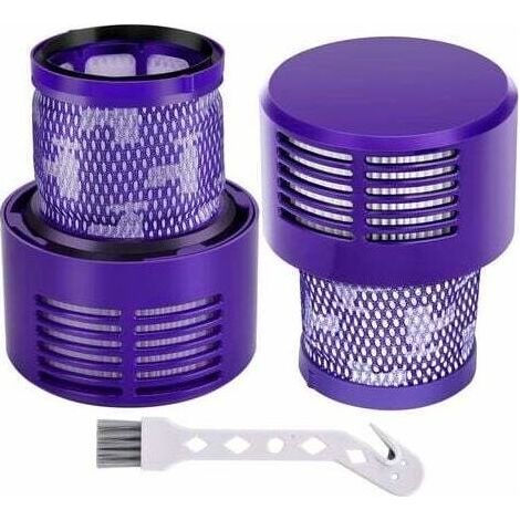 PA Aiperq Filtre pour Dyson V10 SV12, 2 Filtres de Remplacement pour Aspirateur Dyson V10 SV12 Cyclone Séries, V10 Absolute Animal Motorhead Total Clean SV12 Accessoire Sans Fil DY-969082-01 (1/4)
