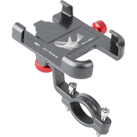 Générique Support pour téléphone de Moto - Support pour Smartphone pour Moto Électrique Tout-Terrain,Support Anti-Dérapage Rotation 360° pour