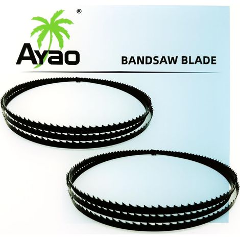 Lot de 2 lames de scie à ruban 1400 mm x 6,5 mm x 12TPI (1/5)
