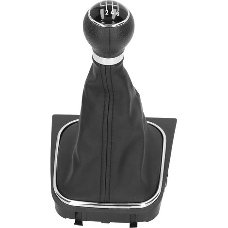 Kit de cache-poussière pour rotule de levier de vitesses manuel à 6 rapports d'Audi A5 (modèles 2005-2010) (noir). (1/5)