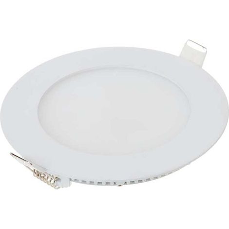 6W LED MINI PANNELLO MONTAGGIO AD INCASSO ROTONDO 6400K - Luce FREDDA