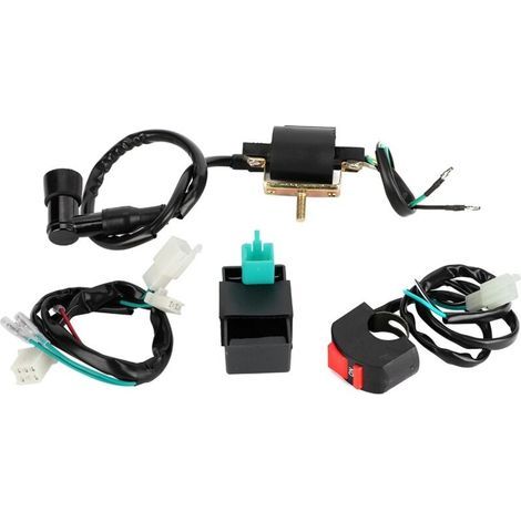 Kit complet de faisceau de câbles, démarrage ABS pour vélo tout-terrain PITPRO 50cc 125cc 140cc (1/4)