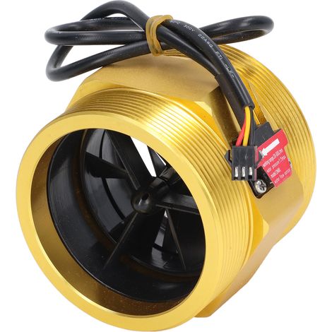 3-Zoll-Wasserdurchflusssensor, Turbinendurchflussmesser, NPN-Induktionsschalter für Bewässerung und Warmwasserbereiter, Flüssigkeitsmesser (1/5)