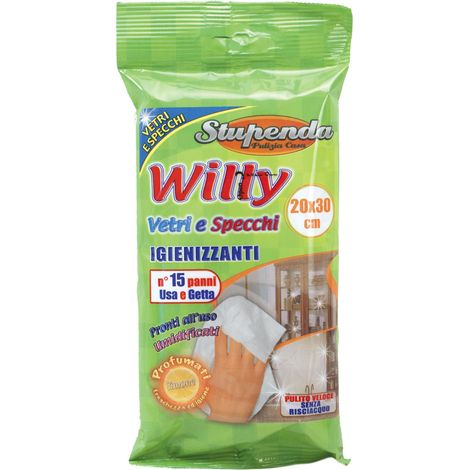 LA BRIANTINA - PANNI WILLY VETRI E SPECCHI 20X30 CM 15 VELI
