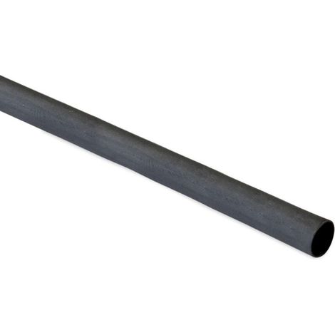 Tubo termorretráctil de 6,4 mm, color negro, contracción 2:1, longitud 1,20 m. (1/2)