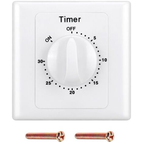 220 V Interrupteur Minuterie Pompe Haute Performance Commande Électronique Compte à Rebours Mécanique Socket Time Switch-30min (1/3)