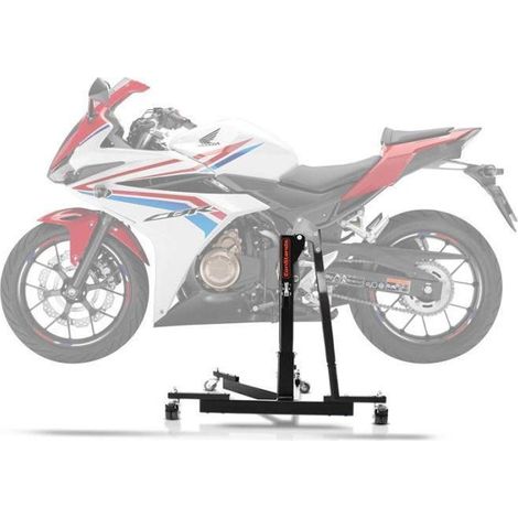 Zentralheber Motorrad - ConStands Power-Evo - Kompatibel mit Honda CBR 500 R 16-18 - Tragfähigkeit 300 kg - Leicht 17 kg
