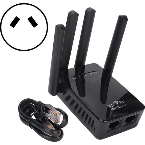 Routeur sans fil 3 en 1 AP Point d'accès WIFI amélioré Couverture complète du signal à 360° Routeur WiFi 300Mbps pour la maison 100-240V Prise AU (1/5)