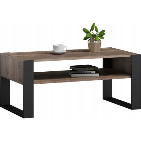 Couchtisch KAJA 100 Kolonialeiche Loft retro rustikal