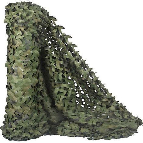 Filet de camouflage, filet de camouflage en rouleau, filet de camouflage militaire léger 1,5 x 2 m (1/5)