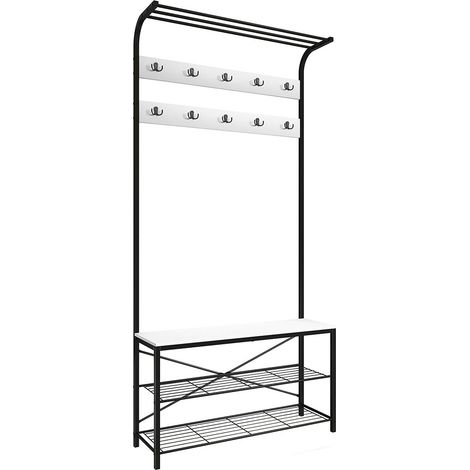 Porte-chaussures pour banc d'armoire Taliro 190x90x30 - VCM (1/3)