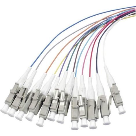 Câble Fibre Optique - LC Mâle vers Extrémité Ouverte - Multimode OM3 50/125 µm - 2 m