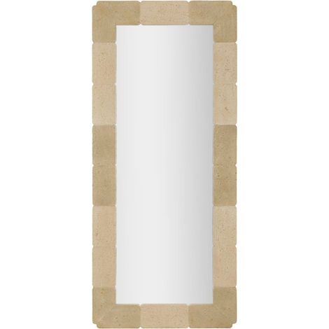 Specchio da parete in resina naturale, 70x3x160 cm – Rettangolare stile (1/5)