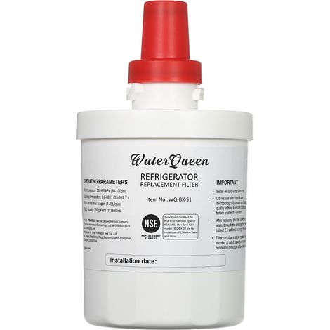 Filtre de réfrigérateur de rechange compatibilité DA29-00003G DA29-00003B DA29-00003A DA29-00003D filtrage premium avec technologie bloc charbon de coco certifié NSF42 longue durée 6 mois 300 gallons (1/5)